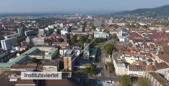 Standbild aus dem Video 'Die Uni von Oben'