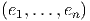 (e1,...,en )